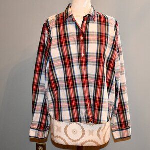 J. Crew Plaid Shirt Women's